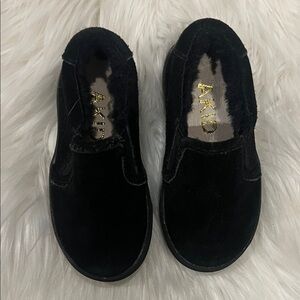 Akid Black Kids Slip on Shoes